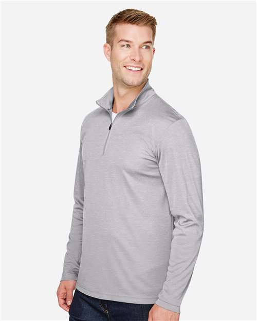 Team 365 Men's Zone Sonic Heather Performance Quarter-Zip Pullover TT31H