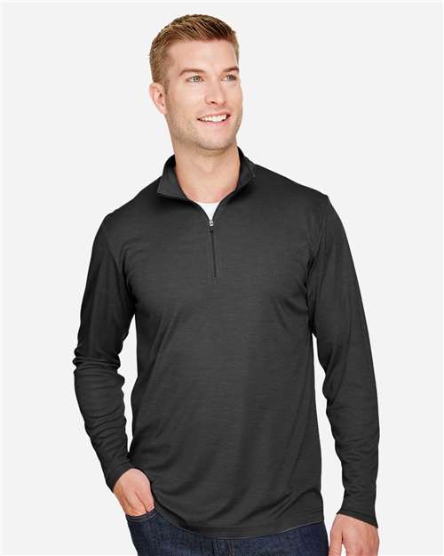 Team 365 Men's Zone Sonic Heather Performance Quarter-Zip Pullover TT31H