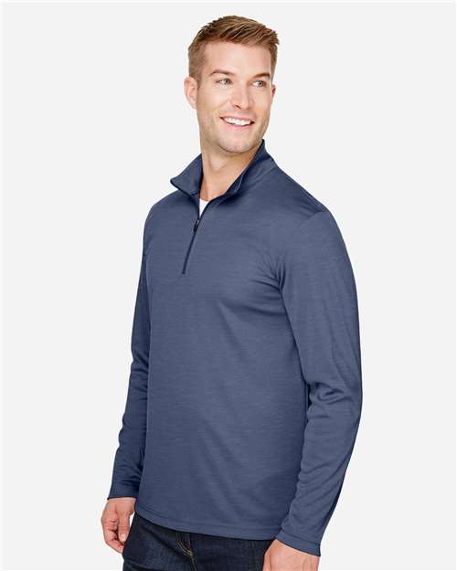 Team 365 Men's Zone Sonic Heather Performance Quarter-Zip Pullover TT31H