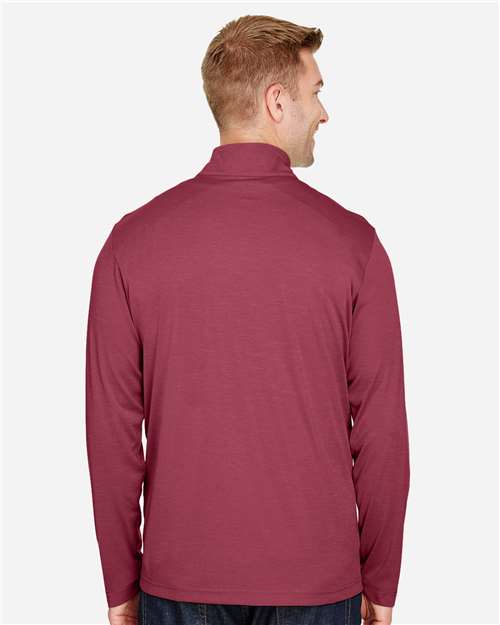 Team 365 Men's Zone Sonic Heather Performance Quarter-Zip Pullover TT31H