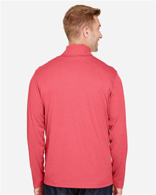Team 365 Men's Zone Sonic Heather Performance Quarter-Zip Pullover TT31H