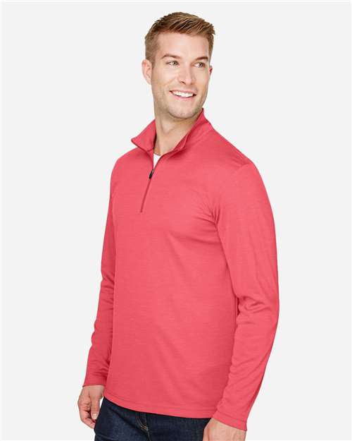 Team 365 Men's Zone Sonic Heather Performance Quarter-Zip Pullover TT31H