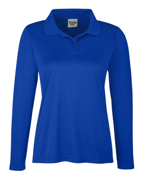 Team 365 Women's Zone Performance Long Sleeve Polo TT51LW