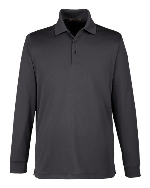 Harriton Men's Advantage Snag Protection Plus IL Long Sleeve Polo M348L