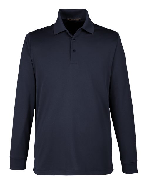 Harriton Men's Advantage Snag Protection Plus IL Long Sleeve Polo M348L