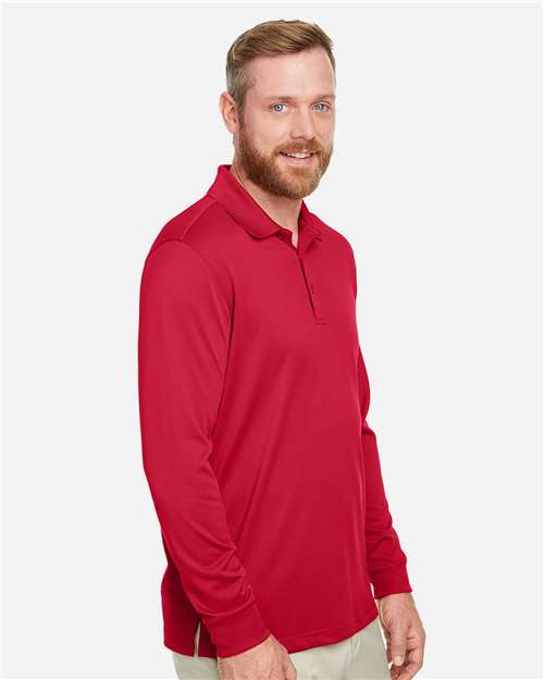 Harriton Men's Advantage Snag Protection Plus IL Long Sleeve Polo M348L