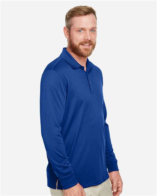 Harriton Men's Advantage Snag Protection Plus IL Long Sleeve Polo M348L