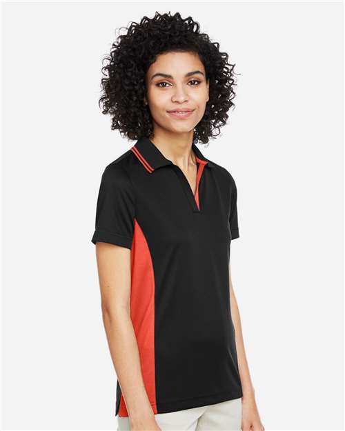 Harriton Women's Flash Snag Protection Plus IL Colorblock Polo M386W