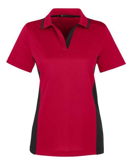 Harriton Women's Flash Snag Protection Plus IL Colorblock Polo M386W