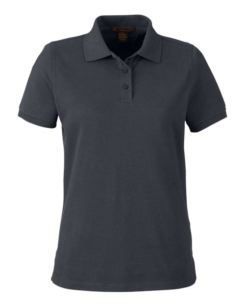 Harriton Women's Valiant Cotton Snag Protect Polo M205W