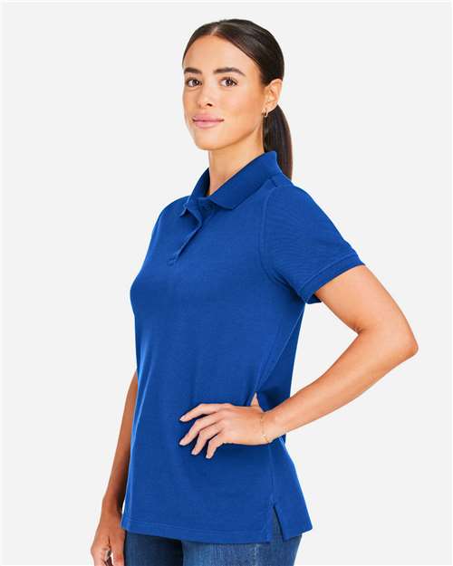 Harriton Women's Valiant Cotton Snag Protect Polo M205W