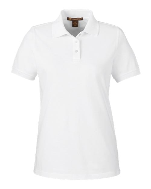 Harriton Women's Valiant Cotton Snag Protect Polo M205W