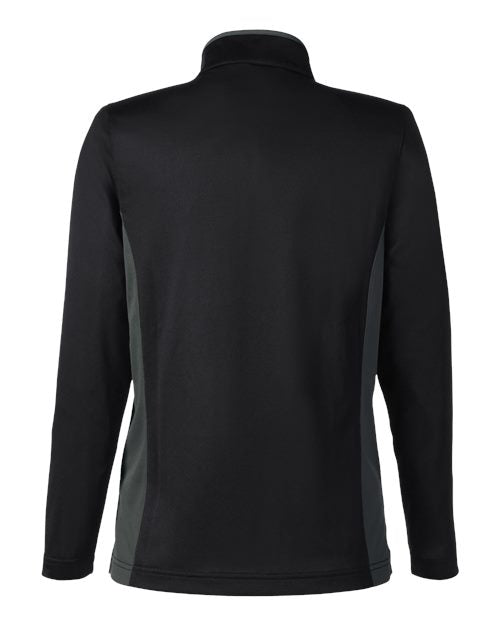 Harriton Women's Flash Snag Protection Plus IL Colorblock Quarter-Zip Pullover M786W