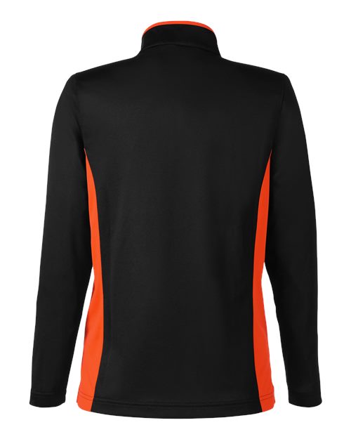 Harriton Women's Flash Snag Protection Plus IL Colorblock Quarter-Zip Pullover M786W