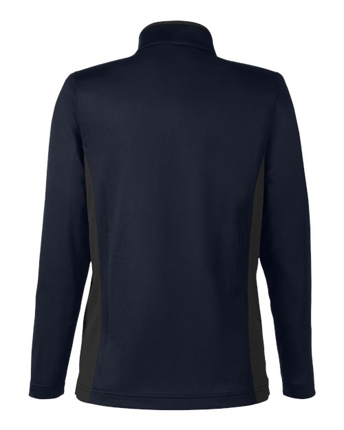 Harriton Women's Flash Snag Protection Plus IL Colorblock Quarter-Zip Pullover M786W
