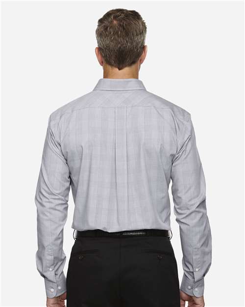 Devon & Jones Men's Crown Collection® Glen Plaid Woven Dress Shirt DG520
