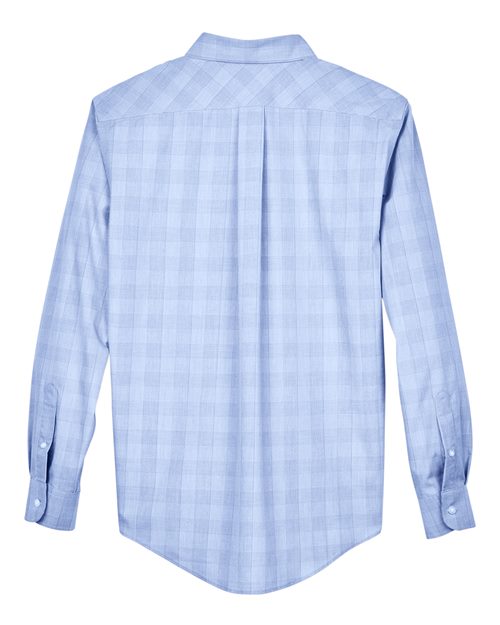 Devon & Jones Men's Crown Collection® Glen Plaid Woven Dress Shirt DG520