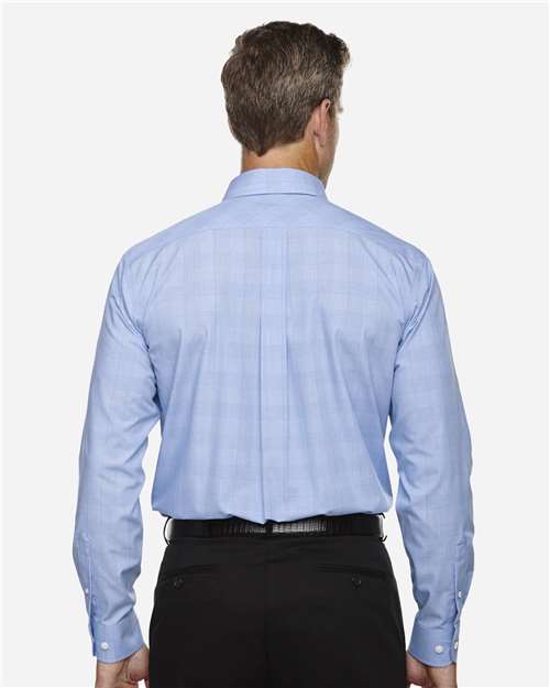 Devon & Jones Men's Crown Collection® Glen Plaid Woven Dress Shirt DG520