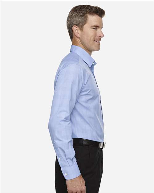 Devon & Jones Men's Crown Collection® Glen Plaid Woven Dress Shirt DG520