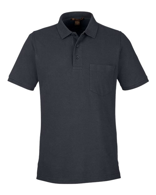 Harriton Men's Valiant Cotton Snag Protect Pocket Polo M205P