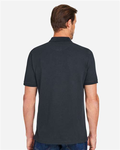 Harriton Men's Valiant Cotton Snag Protect Pocket Polo M205P