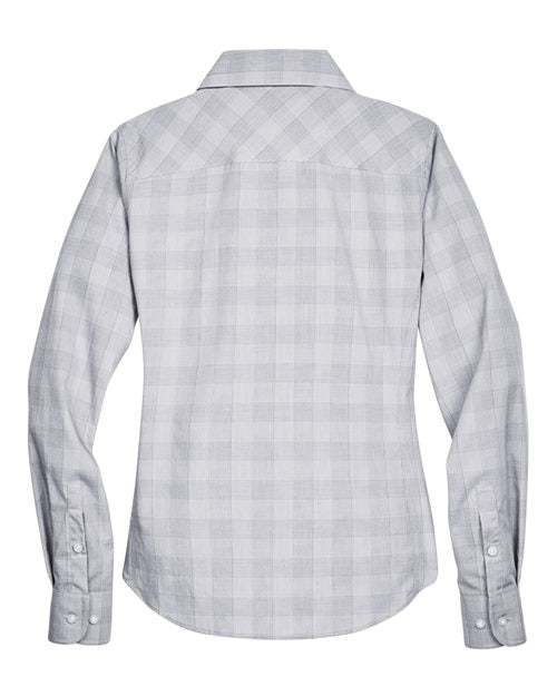 Devon & Jones Women's Crown Collection® Glen Plaid Woven Dress Shirt DG520W