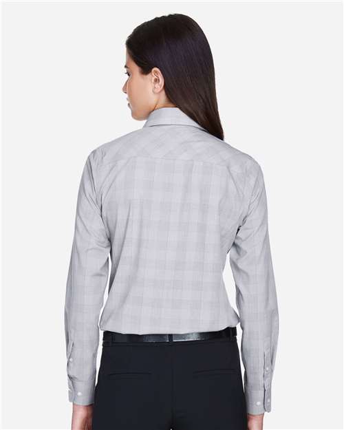 Devon & Jones Women's Crown Collection® Glen Plaid Woven Dress Shirt DG520W