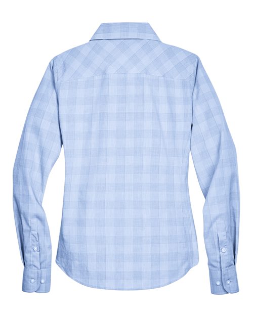 Devon & Jones Women's Crown Collection® Glen Plaid Woven Dress Shirt DG520W