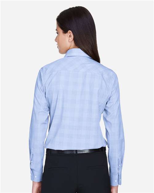 Devon & Jones Women's Crown Collection® Glen Plaid Woven Dress Shirt DG520W