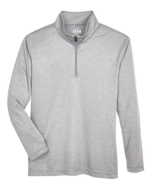 Team 365 Youth Zone Sonic Heather Performance Quarter-Zip Pullover TT31HY