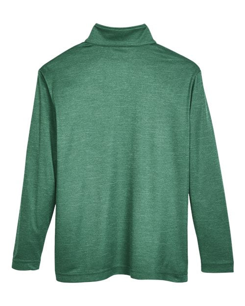 Team 365 Youth Zone Sonic Heather Performance Quarter-Zip Pullover TT31HY