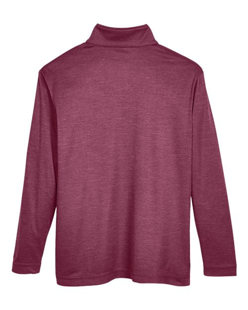 Team 365 Youth Zone Sonic Heather Performance Quarter-Zip Pullover TT31HY