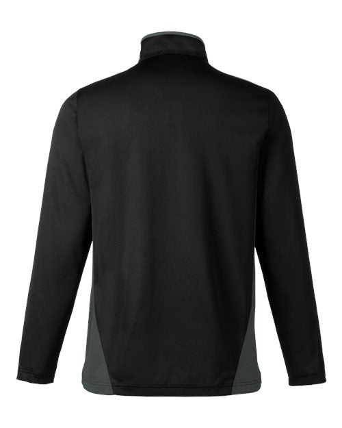 Harriton Men's Flash Snag Protection Plus IL Colorblock Quarter-Zip Pullover M786