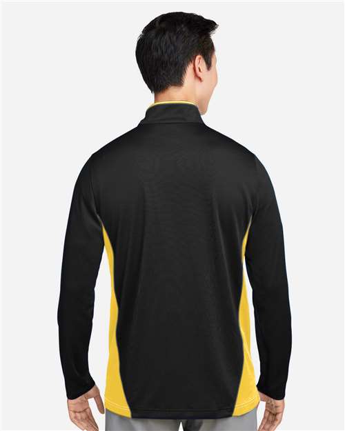 Harriton Men's Flash Snag Protection Plus IL Colorblock Quarter-Zip Pullover M786