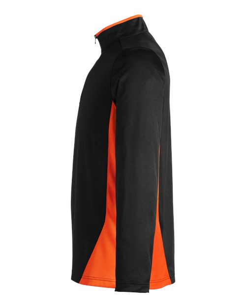 Harriton Men's Flash Snag Protection Plus IL Colorblock Quarter-Zip Pullover M786