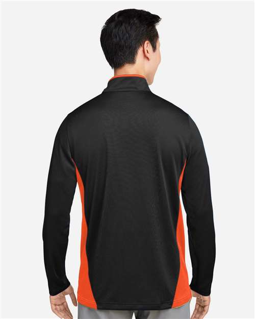 Harriton Men's Flash Snag Protection Plus IL Colorblock Quarter-Zip Pullover M786