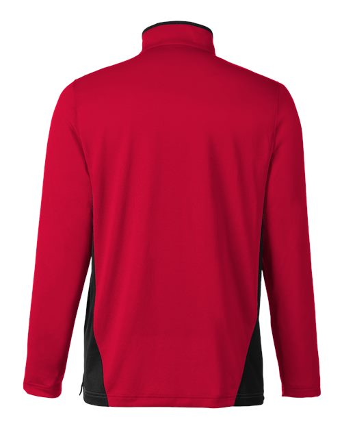 Harriton Men's Flash Snag Protection Plus IL Colorblock Quarter-Zip Pullover M786