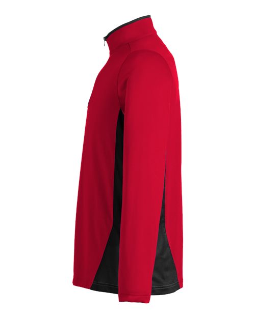 Harriton Men's Flash Snag Protection Plus IL Colorblock Quarter-Zip Pullover M786