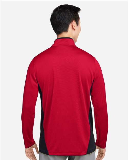 Harriton Men's Flash Snag Protection Plus IL Colorblock Quarter-Zip Pullover M786