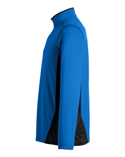 Harriton Men's Flash Snag Protection Plus IL Colorblock Quarter-Zip Pullover M786