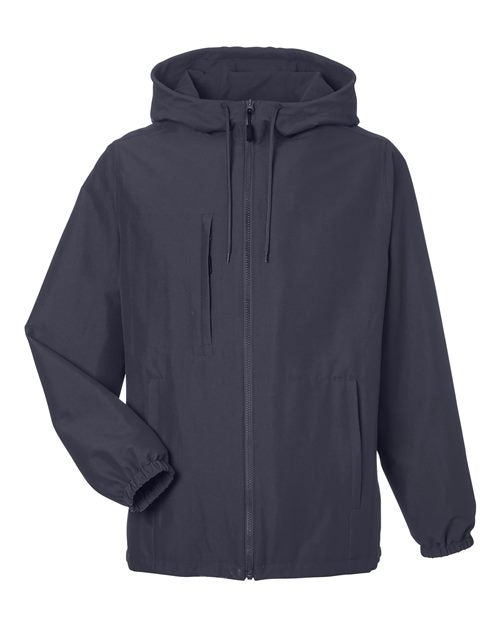 Harriton Unisex Flex Twill Hooded Jacket M73