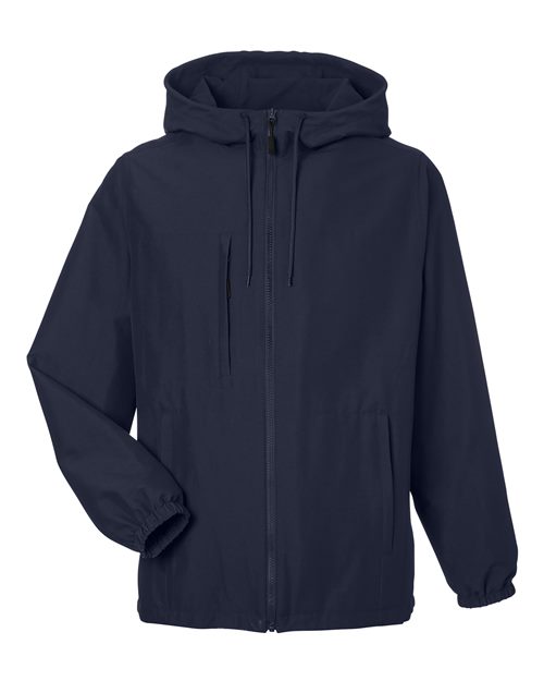 Harriton Unisex Flex Twill Hooded Jacket M73