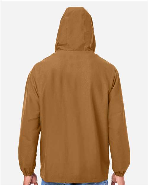 Harriton Unisex Flex Twill Hooded Jacket M73