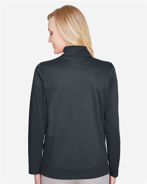 Harriton Women's Advantage Snag Protection Plus Quarter-Zip Pullover M748W