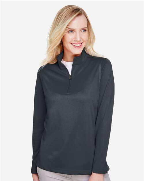 Harriton Women's Advantage Snag Protection Plus Quarter-Zip Pullover M748W