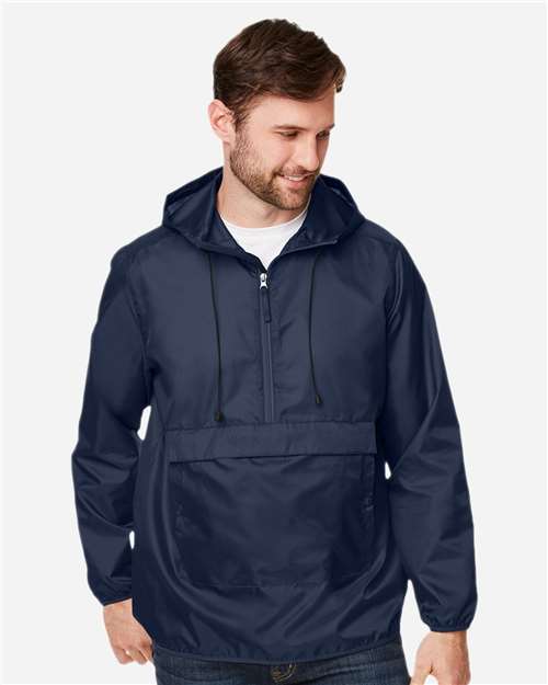 Team 365 Unisex Zone Protect Packable Anorak Jacket TT77