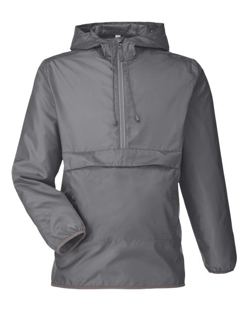 Team 365 Unisex Zone Protect Packable Anorak Jacket TT77