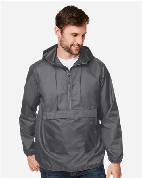 Team 365 Unisex Zone Protect Packable Anorak Jacket TT77