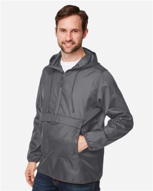 Team 365 Unisex Zone Protect Packable Anorak Jacket TT77