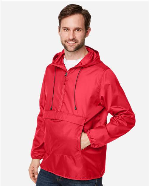 Team 365 Unisex Zone Protect Packable Anorak Jacket TT77